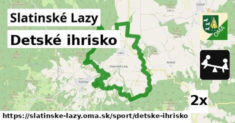 Detské ihrisko, Slatinské Lazy