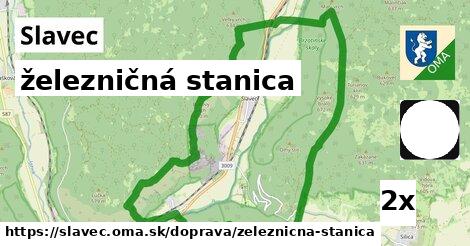 železničná stanica, Slavec