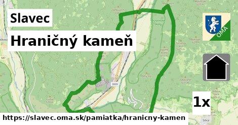 Hraničný kameň, Slavec