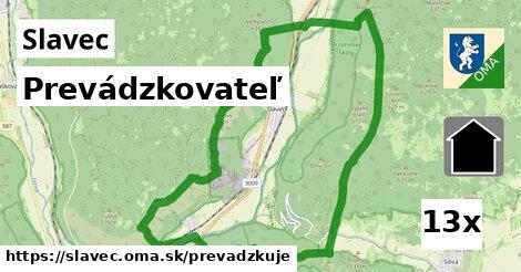 prevádzkovateľ v Slavec