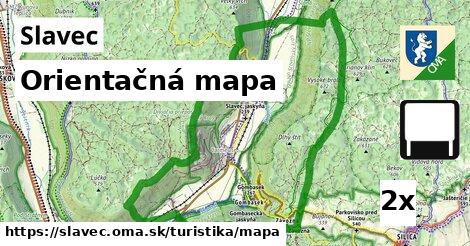 Orientačná mapa, Slavec