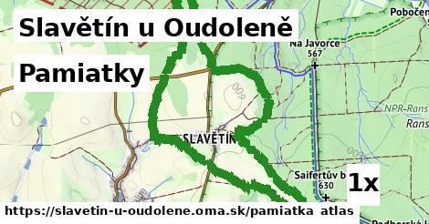 pamiatky v Slavětín u Oudoleně