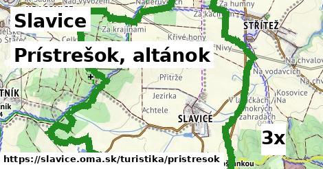 Prístrešok, altánok, Slavice
