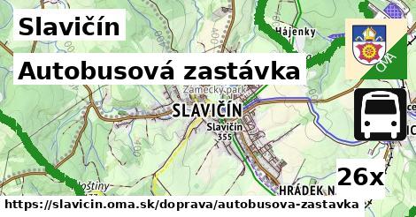 Autobusová zastávka, Slavičín