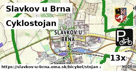 cyklostojan v Slavkov u Brna