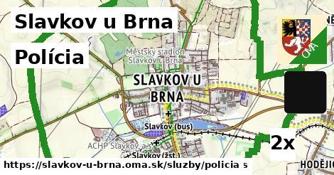 polícia v Slavkov u Brna