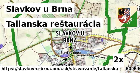 talianska reštaurácia v Slavkov u Brna