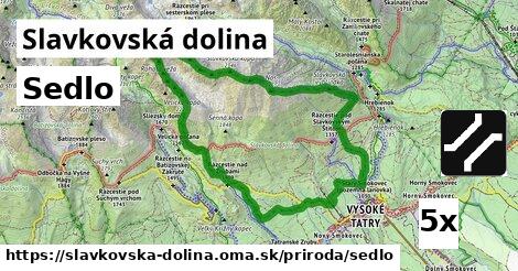 Sedlo, Slavkovská dolina