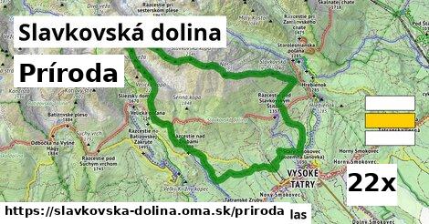 príroda v Slavkovská dolina