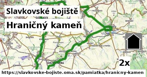 Hraničný kameň, Slavkovské bojiště