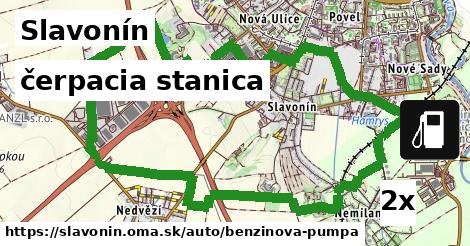 čerpacia stanica, Slavonín