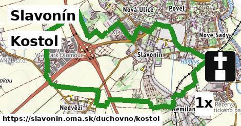 Kostol, Slavonín