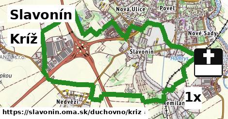 Kríž, Slavonín