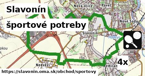 športové potreby, Slavonín