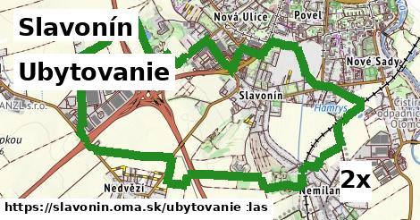 ubytovanie v Slavonín