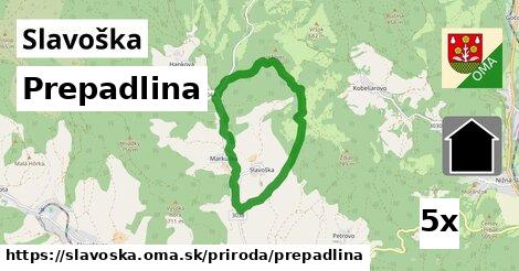 Prepadlina, Slavoška