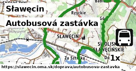 Autobusová zastávka, Sławęcin