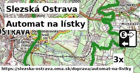 automat na lístky v Slezská Ostrava