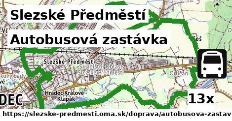 Autobusová zastávka, Slezské Předměstí