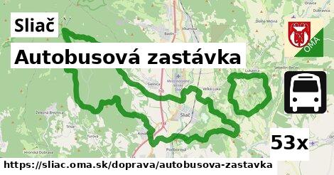 Autobusová zastávka, Sliač