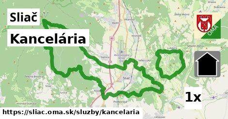 Kancelária, Sliač