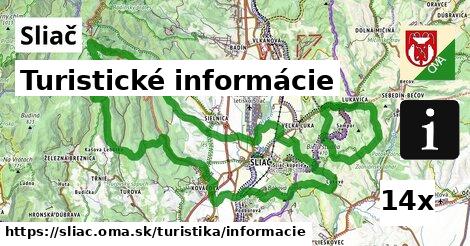 Turistické informácie, Sliač