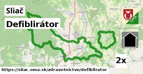 Defiblirátor, Sliač