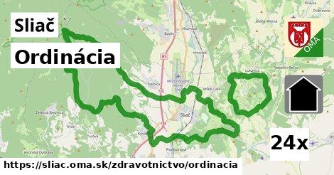 Ordinácia, Sliač