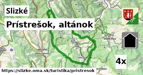 Prístrešok, altánok, Slizké