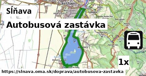 Autobusová zastávka, Sĺňava