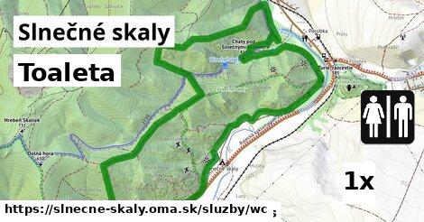 Toaleta, Slnečné skaly