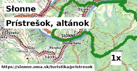 Prístrešok, altánok, Słonne