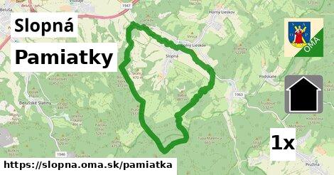 pamiatky v Slopná