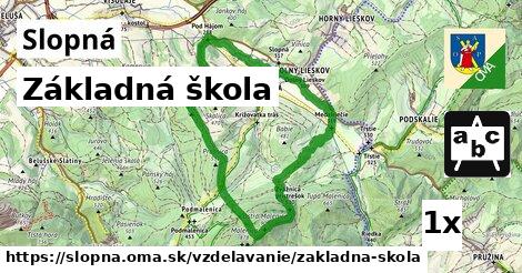 Základná škola, Slopná