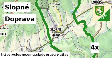 doprava v Slopné