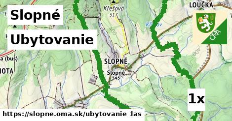 ubytovanie v Slopné