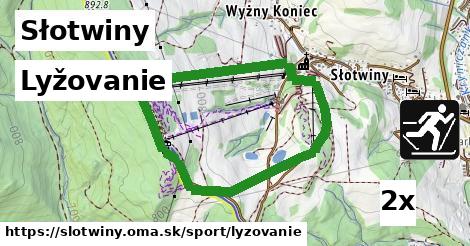 Lyžovanie, Słotwiny