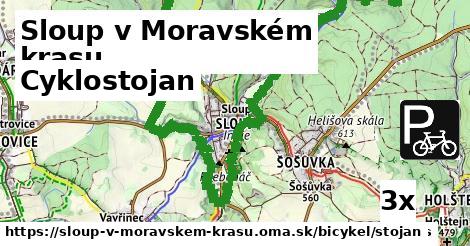 Cyklostojan, Sloup v Moravském krasu