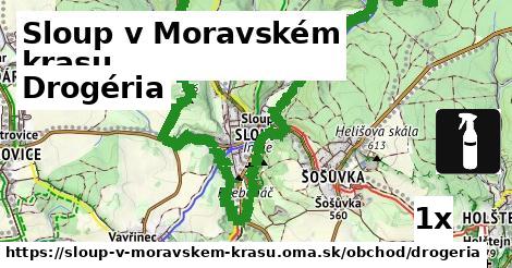 Drogéria, Sloup v Moravském krasu