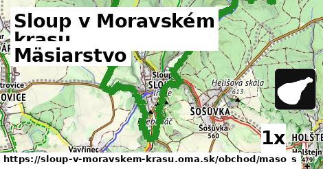 Mäsiarstvo, Sloup v Moravském krasu