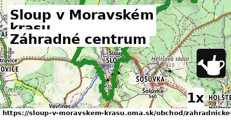 záhradné centrum v Sloup v Moravském krasu