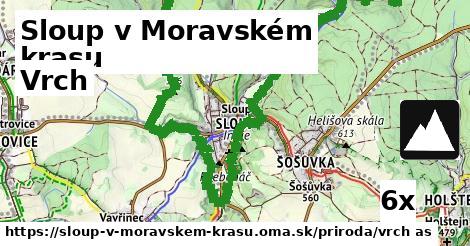 vrch v Sloup v Moravském krasu