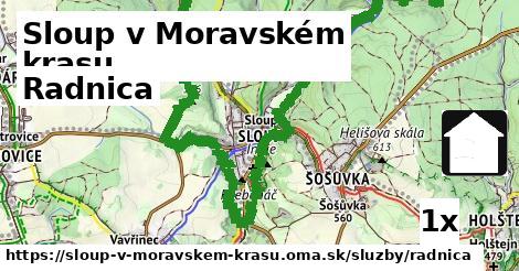 Radnica, Sloup v Moravském krasu