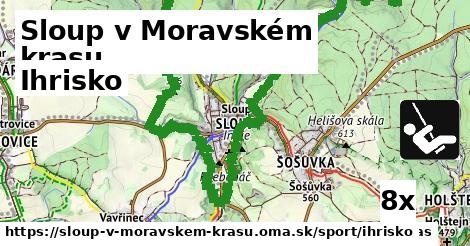 Ihrisko, Sloup v Moravském krasu