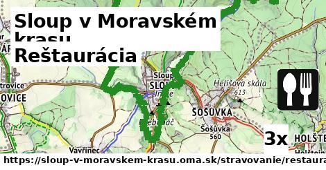 Reštaurácia, Sloup v Moravském krasu