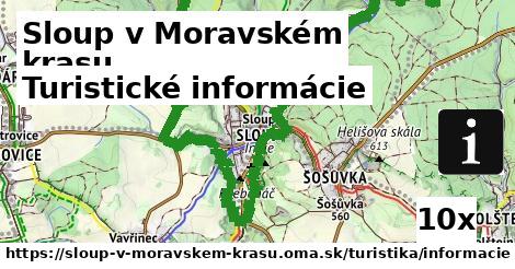 Turistické informácie, Sloup v Moravském krasu