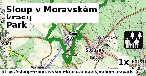 Park, Sloup v Moravském krasu