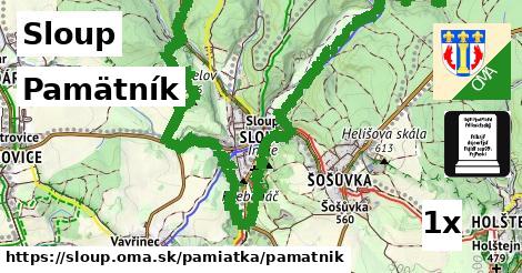 pamätník v Sloup