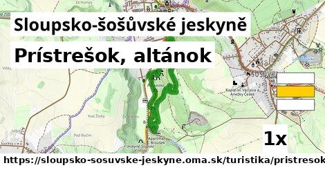 prístrešok, altánok v Sloupsko-šošůvské jeskyně