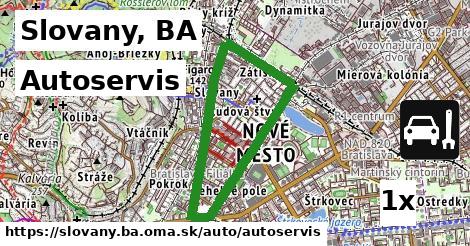 Autoservis, Slovany, BA